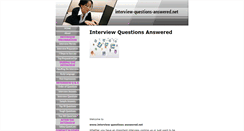 Desktop Screenshot of interview-questions-answered.net