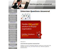 Tablet Screenshot of interview-questions-answered.net